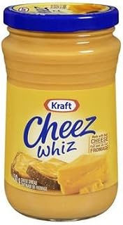 Kraft Cheez Whiz Original 450g/15.9oz. each, 12 Pack {Imported from Canada}