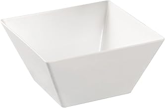 Yanco RM-405 Rome Square Bowl White - 18 oz - Pack of 48