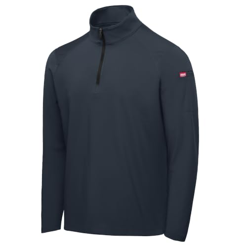 Red Kap Small / Navy / Performance Stretch Jersey 1/4 Zip Pullover Sweaters
