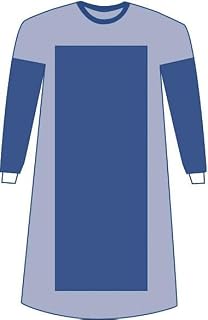 Medline SPT-2708CS Non Sterile Poly Reinforced Aurora Gowns, X-Large, Pack of 100
