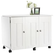 Sauder Soft White / unspecified / Adjustable Sewing Cabinets