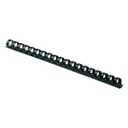 Binding Combs Plastic Black 5/8 Inch 25 Pack () by Fellowes – 120 Sheet Capacity, Plastic, black, Model 52324