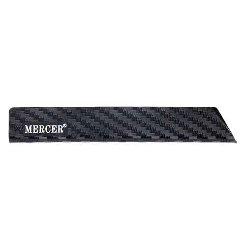 Mercer Culinary 6" x 1" / Black / Felt Lined Knife Guard Knife Cases, Holders & Protectors