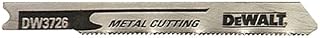 DEWALT DW3726-1 3" 24TPI Thin Metal Cut Cobalt Steel U-Shank Jig Saw Blade (1-Pack)
