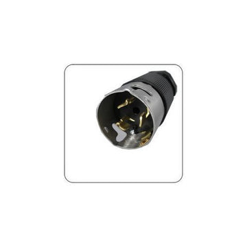 CS6365L AC Plug CA STD 50a 125/250v Male by Hubbell – Plastic, Black