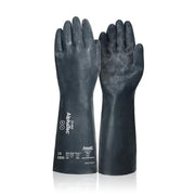 Ansell Large (9) / Pack of 1 / Black Non-Sterile Gloves