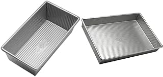 USA Pan Bread Loaf Pan + Rectangular Cake Pan | Nonstick & Quick Release Coating | Made in USA