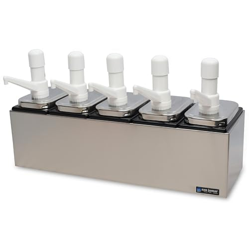 San Jamar 5 Pumps / Stainless / 1 Pump Dispensers