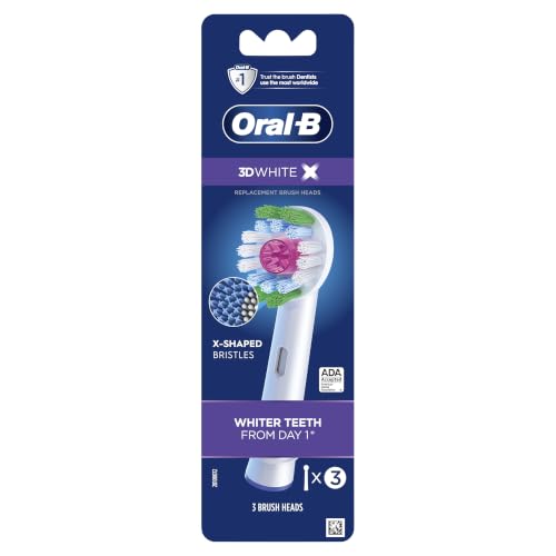 Oral-B White / 3 Count (Pack of 1) / 1 Toothbrush Replacement Heads