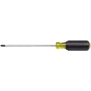 PH2 Phillips Screwdriver 7-Inch Round Shank by KLEIN TOOLS – 7-Inch, Alloy Steel, Black, Model 6037