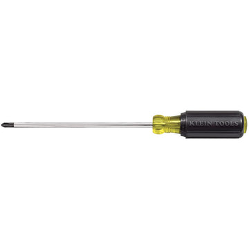 PH2 Phillips Screwdriver 7-Inch Round Shank by KLEIN TOOLS – 7-Inch, Alloy Steel, Black, Model 6037