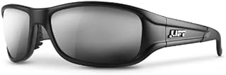 Lift Safety EAS-15MKSR Alias Safety Glasses, Matte Black/Silver Revo