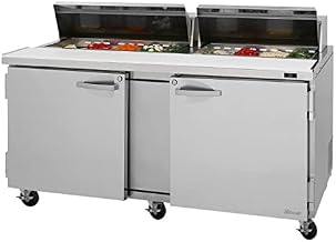 Turbo Air 2-Door Sandwich Salad Prep Table 19-CU.ft. PST-72-N(-AL)(-AR)