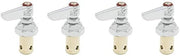 T&S Brass 002714-40 Spindle Assembly for Eterna Valve Replacement. Hot Side Handle Stem Assembly Replacement Fits all T&S Faucets. (4-(Pack))