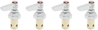 T&S Brass 002714-40 Spindle Assembly for Eterna Valve Replacement. Hot Side Handle Stem Assembly Replacement Fits all T&S Faucets. (4-(Pack))