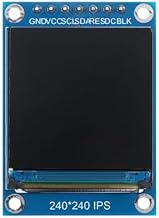 1Pc 1.3 Inch IPS TFT LCD Display Module, 240x240 ST7789 SPI Color Screen, 7-Pin TFT LCD Display Board