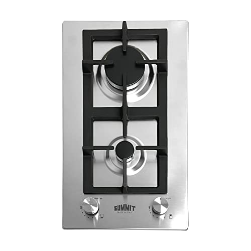 Summit Appliance Stainless Steel / 12 inches / Natural Gas Cooktops