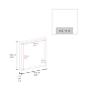 DEPOT E-SHOP Black Wengue / 1 Medicine Cabinets