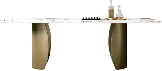 Mesa De Jantar Rock Slab Dining Table Modern Simple Stone Tabletop Home Diner Table