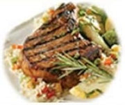 Farmland Gold Medal Center Cut Bone In Pork Chop, 10 Pound -- 1 each.