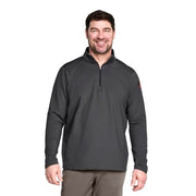 Red Kap 4X-Large / Carbon / Performance Stretch Jersey 1/4 Zip Pullover Sweaters