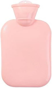 Hot Water Bottle Bag Hotpack for Pain Relief Menstrual Cramp,hot and Cold Compress, Hand Feet Warmer(Pink Red,500ML)
