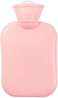 Hot Water Bottle Bag Hotpack for Pain Relief Menstrual Cramp,hot and Cold Compress, Hand Feet Warmer(Pink Red,500ML)