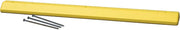 Eagle 6 Foot Long HDPE Plastic Parking Stop w/Anchor Kit, 72" x 8" x 4"