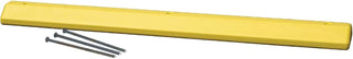 Eagle 6 Foot Long HDPE Plastic Parking Stop w/Anchor Kit, 72" x 8" x 4"