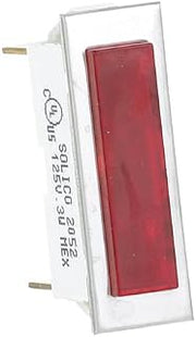 Exact FIT for Vulcan 00-345751-00001 Signal LIGHT3/8 in X 1-5/16 in RED 125V - Replacement Part by MAVRIK