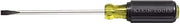 KLEIN TOOLS 605-6 1/4-Inch Cabinet Tip Screwdriver, Made in USA, Heavy Duty, 6-Inch