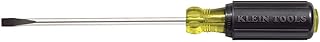 KLEIN TOOLS 605-6 1/4-Inch Cabinet Tip Screwdriver, Made in USA, Heavy Duty, 6-Inch