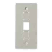 Faceplate Hubbell Wiring Device 33763 Faceplate – vinyl, pvc, Polyvinyl Chloride (PVC), White