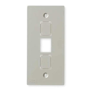 Faceplate Hubbell Wiring Device 33763 Faceplate – vinyl, pvc, Polyvinyl Chloride (PVC), White