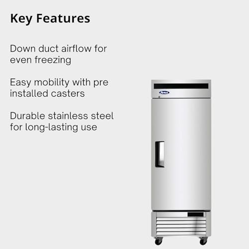 Atosa 19.1 cu. ft. / Stainless Steel / 19.1 cubic_feet Freezers