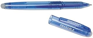 AbilityOne 7520016580389 SKILCRAFT Erasable Re-Write Gel Stick Pen, Med, Blue, 0.7 mm
