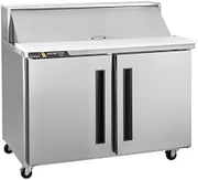 Traulsen CLPT-3615 36" 2-Section Mega Top Refrigerated Prep Table - (1) Left Hinged (1) Right Hinged Solid Door