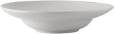 Tuxton China BPD-1204 Pasta/Salad Bowl, 21 oz., 12" Diameter x 2-5/8"H, Round, Microwave and Dishwasher Safe, Oven Proof, Fully Vitrified, DuraTux, Porcelain White, Pack of 12