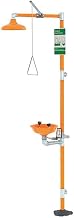 Guardian Equipment G1902P Combination Showers, Hand Operated, ABS Plastic, Orange