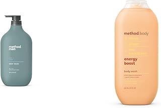Method Body Wash 28 oz Sea + Surf and 18 oz Energy Boost Paraben & Phthalate Free