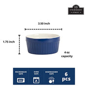 10 Strawberry Street Blue / 4 oz / 4.0 fluid_ounces Ramekins