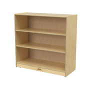 Three Shelf Mobile Wooden Bookshelf - Kids Bookshelf & Storage by Jonti-Craft – 36 inches (W) x 15 inches (D) x 35.5 inches (H), Wood, Model 2690JC