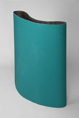 3M 577F Abrasive Belt, Film Media Splice, Polyester Cloth Backing, Zirconia Alumina, Waterproof, 37" Width x 60" Length, Grit 120 (Case of 5)