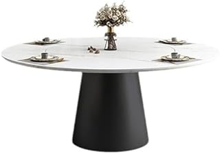 Mesa De Jantar Round Rock Plate Dining Table and Chairs Hotel Large Small Household Turntable Diner Table(Table1.5m)