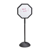 Safco Black / 1 / Octagon Dry Erase Boards