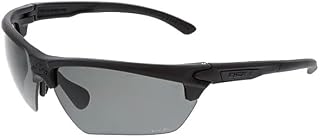 MCR Safety Tier1 T123 Tactical Gear Safety Glasses, Matte Black Frame, Gray MAX6 Superior T12312P