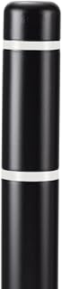 BollardGard 4" x 72" Bollard Cover Black - Innoplast (Black White Tape)