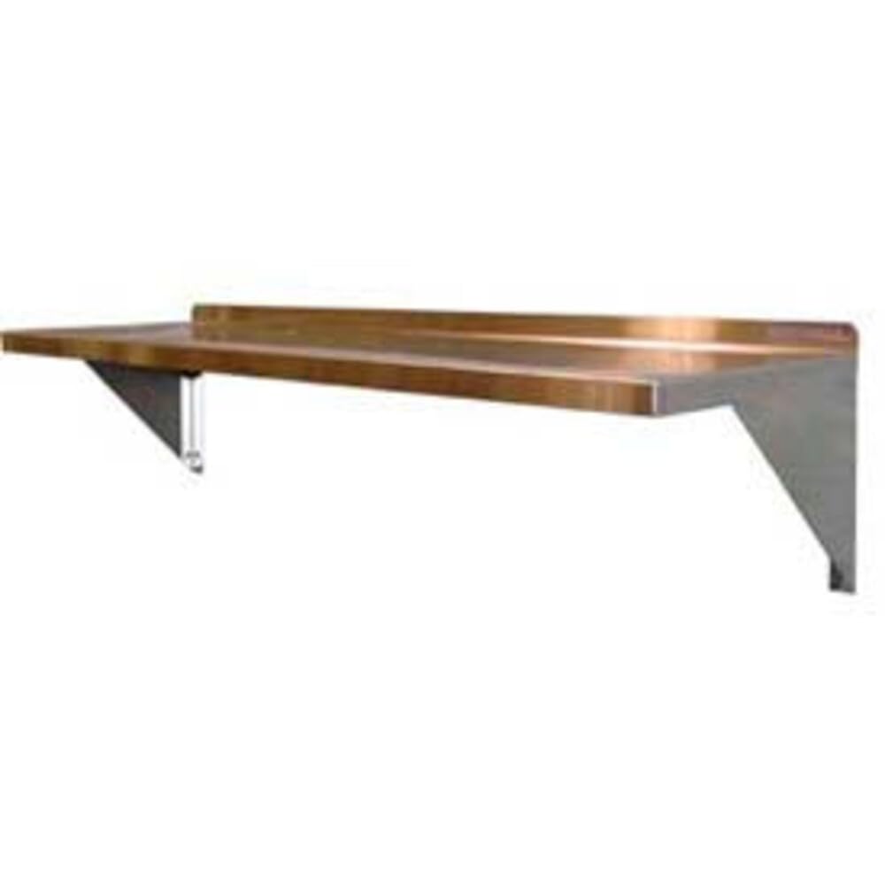 Wall Mount 12" H Shelving Unit Size: 12" H x 24" W x 12" D by PVIFS – 12"L x 24"W x 12"H, Metal, Silver, Model WS1224