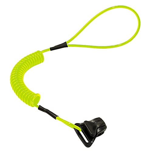 Ergodyne Lime / 3-Pack / Coil Lanyard - Clamp - 2lbs Restraint Ropes & Lanyards
