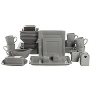 10 Strawberry Street Gray / 40 PC / 1 Dinnerware Sets